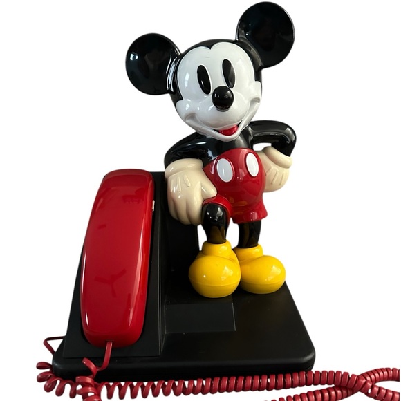 Disney Other - Vintage WALT DISNEY MICKEY MOUSE AT&T PUSH BUTTON Landline Telephone. 1990.